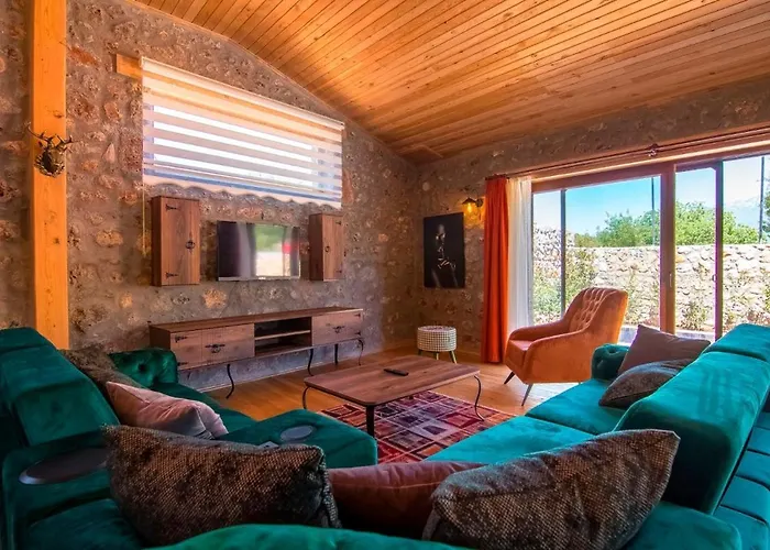 Stone With Private Pool In A Secluded Area In Fethiye